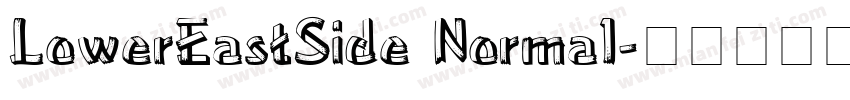 LowerEastSide Normal字体转换